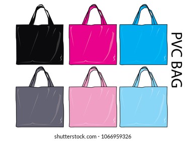 bag plastic vector