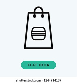 Bag premium vector icon