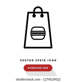 Bag premium vector icon