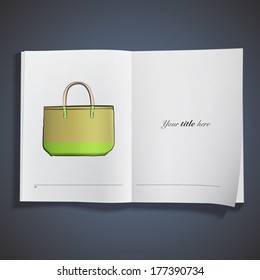 Bag printed on book