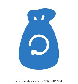 bag reload glyph double color icon
