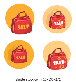 bag, sale, vector