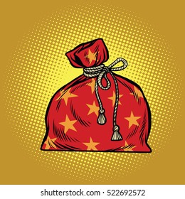 Bag of Santa Claus, Christmas and New year