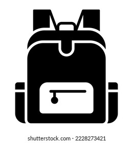 Bolsa, escuela, mochila Conceptos modernos de diseño plano, concepto de ilustración vectorial de calidad premium. Símbolo vector.
