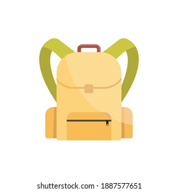 bag school icon of color style vector illustration design