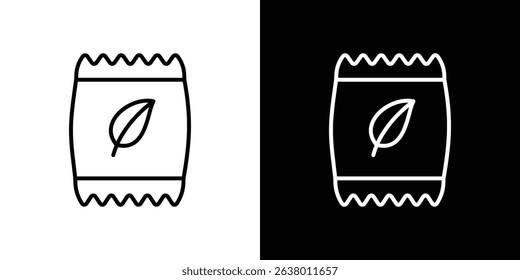 Bag seedling icon Graphic vector set for ui design