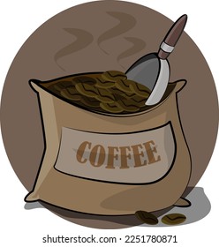 A bag of selected roasted coffee for you