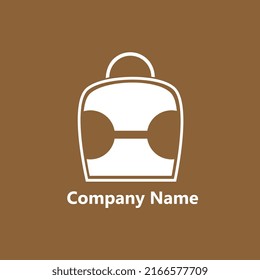 
Diseño del logotipo de la llave de la forma de la bolsa untuk shopping