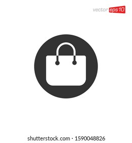 Bag Shop Icon Design Illustrator