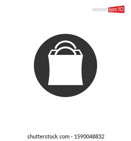 Bag Shop Icon Design Illustrator