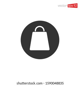 Bag Shop Icon Design Illustrator