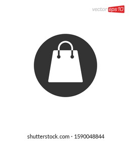 Bag Shop Icon Design Illustrator