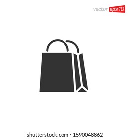 Bag Shop Icon Design Illustrator