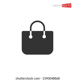Bag Shop Icon Design Illustrator