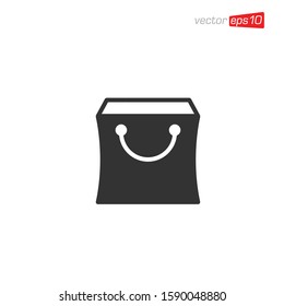 Bag Shop Icon Design Illustrator