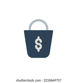 Bag Shop icon suitable for web, application or additional ornament for your project