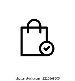 Bag Shop icon suitable for web, application or additional ornament for your project