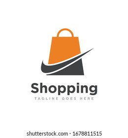 Bag Shop Logo Icon Design Vector