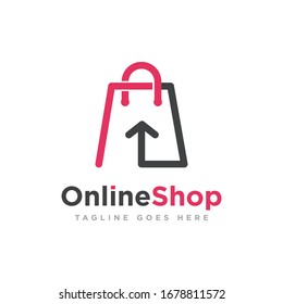 Bag Shop Logo Icon Design Vector