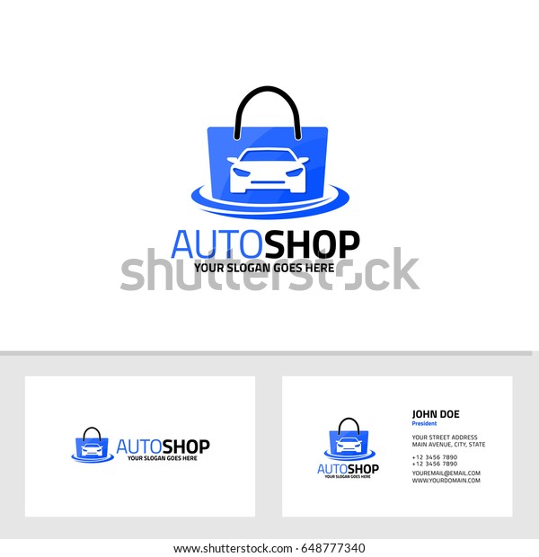 bag shop logo template\
vector