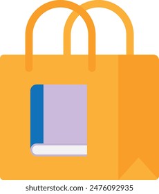 Bag Shopping Briefcase Icon Vector Flat Illustration