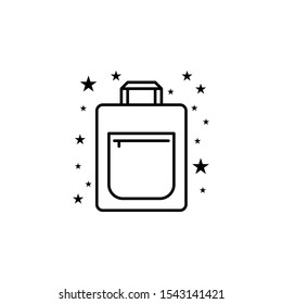 Bag shopping bag icon. Element of bags icon