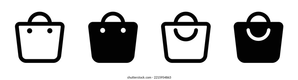 Bag Shopping Icon, Vector Illustration