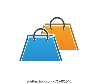 Bag Shopping Logo Design Template
