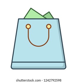 bag  shopping   packet  