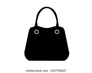 VECTOR ALTO DE SILHOUETTE DE COMPRAS DE BOLSA