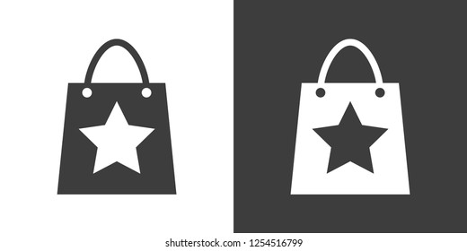 bag shopping vector icon