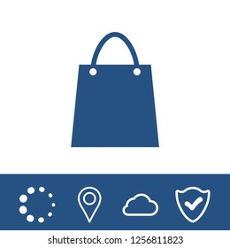 bag shopping vector icon