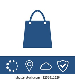 bag shopping vector icon
