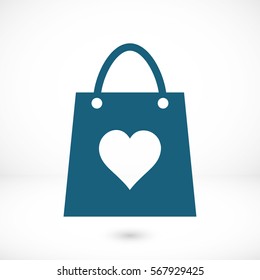 bag shopping vector icon