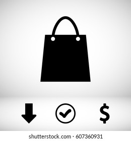 bag shopping vector icon