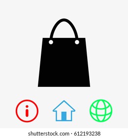 bag shopping vector icon