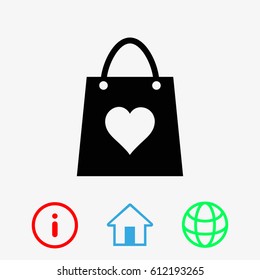 bag shopping vector icon