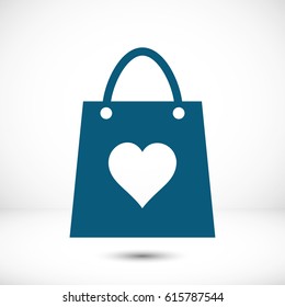bag shopping vector icon