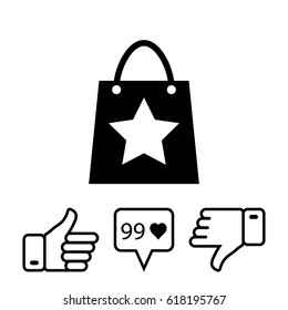 bag shopping vector icon