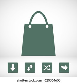 bag shopping vector icon