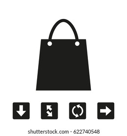 bag shopping vector icon