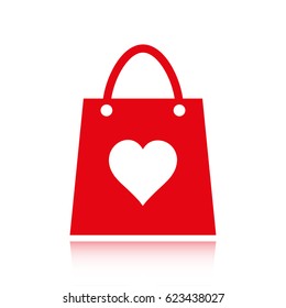 bag shopping vector icon
