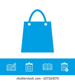 bag shopping vector icon
