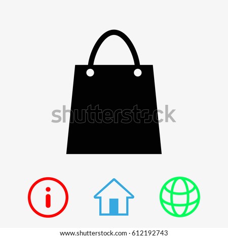 bag shopping vector icon
