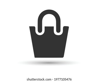 bag shopping vector icon. EPS 10