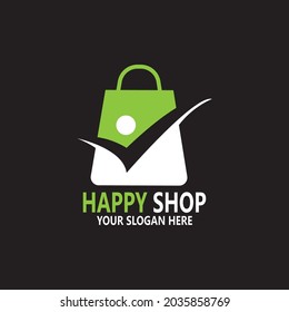 Bag shopping,online shop vector template