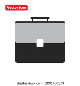 bag silhouette vector icon black isolated