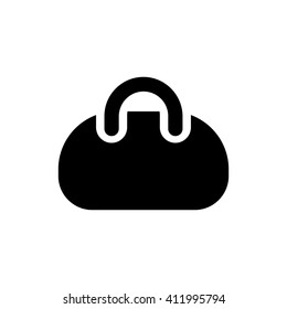 bag simple black icon