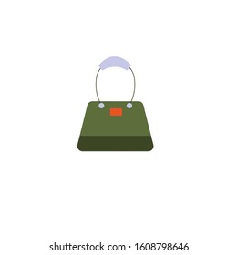 bag simple clip art vector illustration