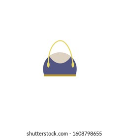 bag simple clip art vector illustration